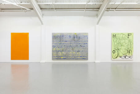 Vladimir Umanetz - Hikari Hamada, Lana Rose-Wiszniewska (heteronyms) - installation view at Thames-Side Studios Gallery, London, 2021.