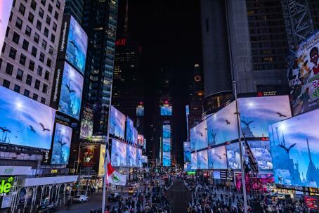 Infinite Ascent, Times Square Arts, Midnight Moment Presented with Public Works Administration, NY, 2025