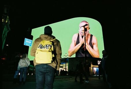 EDDIE PEAKE, A DREAM OF A REAL MEMORY, PICCADILLY CIRCUS, 2020, courtesy of Circa, Photography by Daniel Adhami