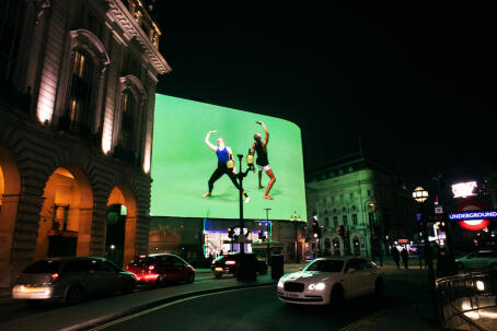 EDDIE PEAKE, A DREAM OF A REAL MEMORY, PICCADILLY CIRCUS, 2020, courtesy of Circa, Photography by Daniel Adhami