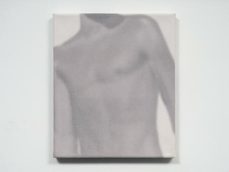 Reuben Beren James, TORSO, 2024, Acrylic on canvas 30 x 25 cm / EUROSTARZ / TICK TACK