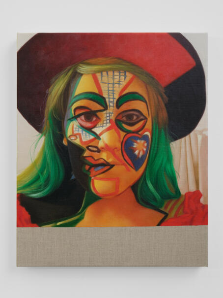 Christian Jankowski, Neue Malerei - Picasso XX, 2023, Oil on canvas 61 x 50 cm / LE NOUVEAU BIEDERMEIER / TICK TACK