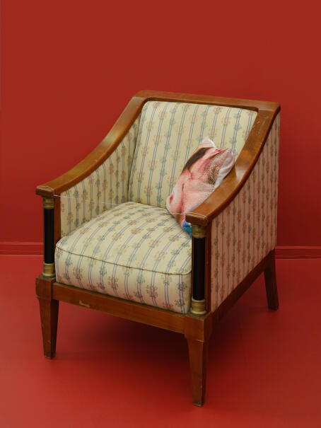 Biedermeier Chair, from the 80s Replica in style of Biedermeier, collection Jenny Rosemeyer / LE NOUVEAU BIEDERMEIER / TICK TACK