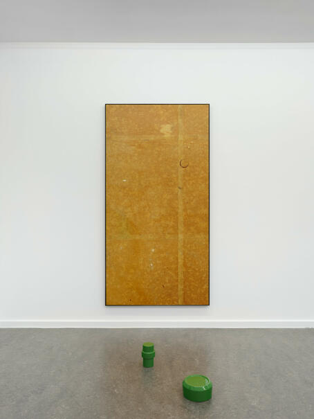 Jeewi Lee, Past Tense 17, 2021, Korean paper flooring, framed, Courtesy Kunsthalle Recklinghausen.