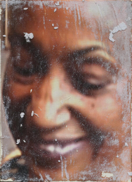 Allen-Golder Carpenter - June, 2025 Acrylic gel, ink & paper on wooden panel 29,7 × 21 cm - Courtesy TICK TACK