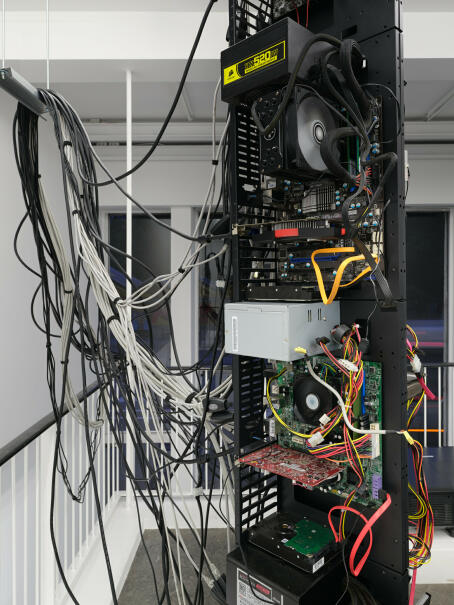 Brennan Wojtyla, LAN, 2025, site specific installation and performance, TICK TACK