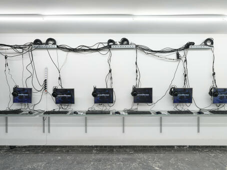 Brennan Wojtyla, LAN, 2025, site specific installation and performance, TICK TACK