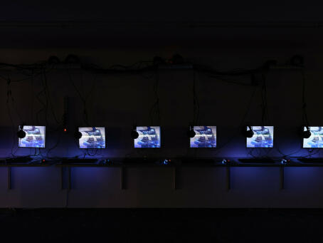 Brennan Wojtyla, LAN, 2025, site specific installation and performance, TICK TACK