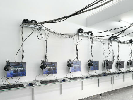 Brennan Wojtyla, LAN, 2025, site specific installation and performance, TICK TACK