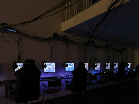 Brennan Wojtyla, LAN, 2025, site specific installation and performance, TICK TACK