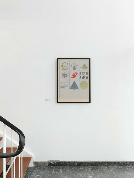 LUCIO DEL PEZZO, Untitled (Leonardo Da Vinci), 1970/1971, Lithography print, 79 x 58.6 cm