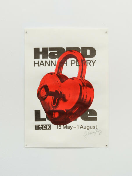 Hannah Perry, Hard Love, 2026, Screenprint on drawing paper, 41 x 30 cm, Edition of 10