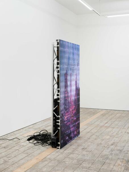 Chris Dorland, Clone Repo (server ruin), solo exhibition at N?COLETT?, London, 2025. Photo: Lewis Ronald