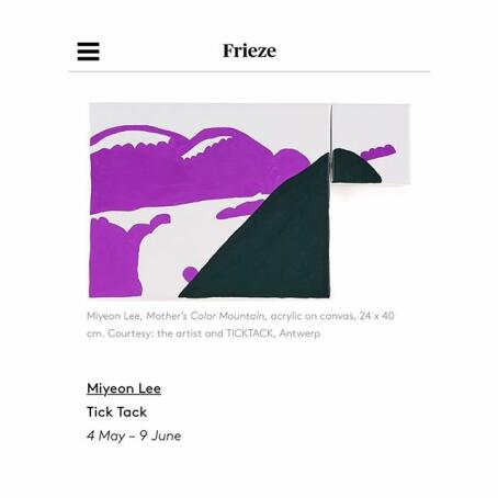 Number one in Frieze critics’ choice of best shows during Antw Art Weekend! #ticktacktime. @frieze_magazine