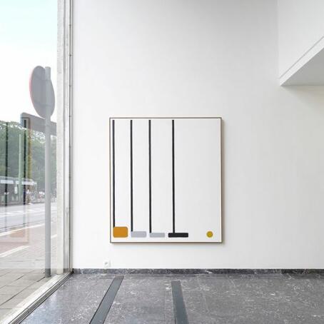 Golf Party. Soloshow @fournierbertrand. Photo: Arne Jennard. On view until 17.08. #ticktacktime 
Image: Who will kick my ass? 2019, oil on linen, 160