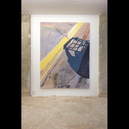 Last days BANG BANG. Koen van den Broek, Shadow M.M, 2019, Oil & Mixed media on canvas