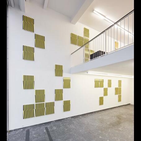Jonas Maas. Untitled. 2019. Acrylic on mdf. In situ. On view at TT!