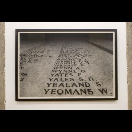Cindy Wright, Endless Road, 2015, Charcoal on Paper. Part of BANG BANG, current groupshow in the adjacent space of TT.