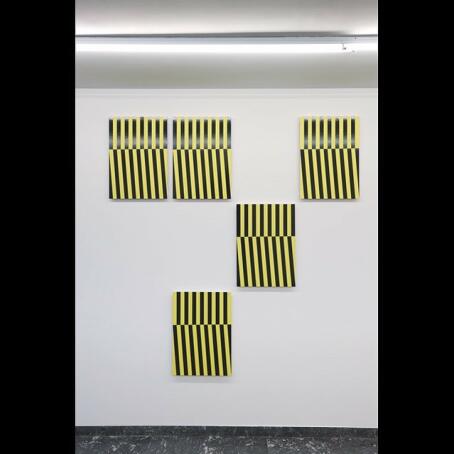 Jonas Maas. Untitled, 2019, Acrylic on mdf, 182 x 176 cm