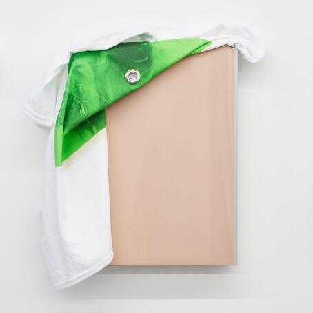 Manuel Burgener, Disbelief 1, edition of 8 in collab with Fabian Marti. Photopaper unexposed, metal, shirt, produced in Bern (CH) & Antwerp (BE).