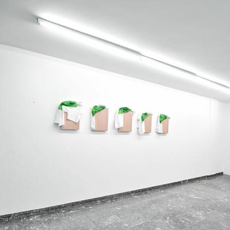 Disbelief 1. A limited edition of 8 by Manuel Burgener in collaboration with Fabian Marti. Photo paper unexposed, metal, shirt produced in Bern (CH)