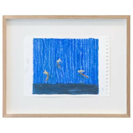 Guy Van Bossche, Underground No Floor.
Open on appointment.
_____
3 Bijlen in Gordijn, 2020
Tempera on paper
35 x 43,5 cm (framed)
_____
Photo by Piet