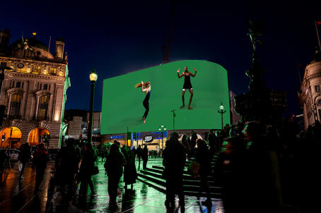 EDDIE PEAKE, A DREAM OF A REAL MEMORY, PICCADILLY CIRCUS, 2020, courtesy of Circa, Photography by Daniel Adhami