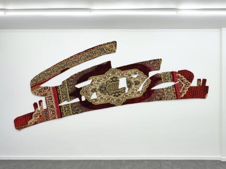 Alexandre Bavard - SAEYO - 2022 - carpet on frame - 420 x 210 cm