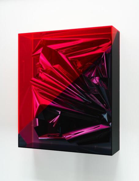 Anselm Reyle, Untitled, 2023 mixed media, acrylic glass / DISORDER / TICK TACK