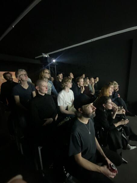 Audience during Cinematick November with Jon Rafman at TICK TACK, 2023