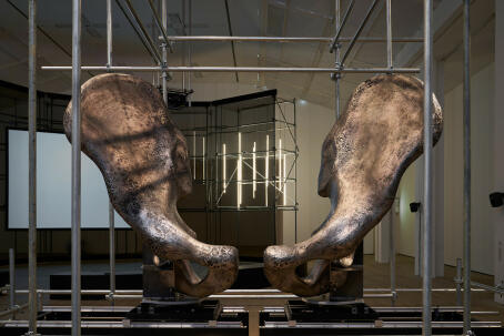 Antagonist (detail), 2024, Installation view at Baltic Museum of Contemporary Arts