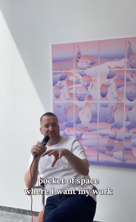 Eddie Peake on "Fourth Wall Death Rattle"