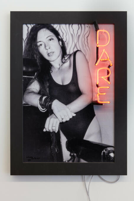DARE - 1980 - Photo print, Neon, Transfo - 88×63 cm