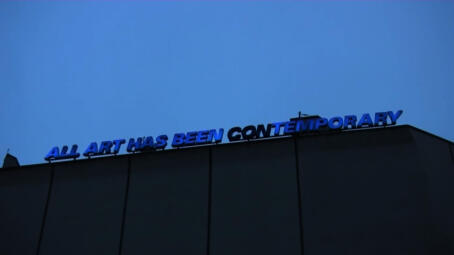 Driant Zeneli, All Art has been ...temporary, 2008, 2’30”, color, Courtesy of the Artist
