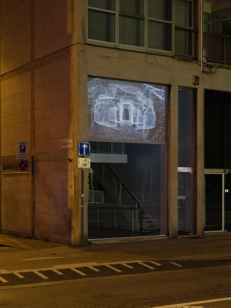 Mark Leckey - BRIDGE FALL from O Magic Power of Bleakness - 2021 - Tate Britain - Installation view at TICK TACK