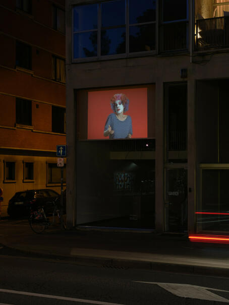 Ina Wudtke, A Portrait of the Artist as a Worker (rmx), 2006, Videostill, Collection M HKA