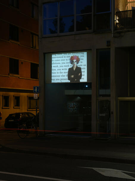 Ina Wudtke, A Portrait of the Artist as a Worker (rmx), 2006, Videostill, Collection M HKA