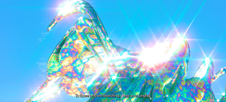 Sybil Montet - Geomancy - 2024 - video still - CGI, live data, AI, poetry, web