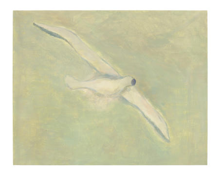 Guy Van Bossche - Untitled (Bird), The Collectors Mind - 2020 - Oil on canvas - 47,3 x 59,6 cm