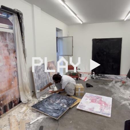 The story behind new painting series, presented on the first floor