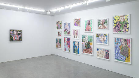 Jocelyn Hobbie, New Paintings, 2018, exhibition view, Fredericks & Freiser, New York