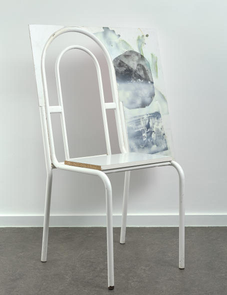 Leo Gabin - Untitled (cheer) - 2021 - Silkscreen, acrylic, wood PVC and metal - 100 x 72 x 47 cm