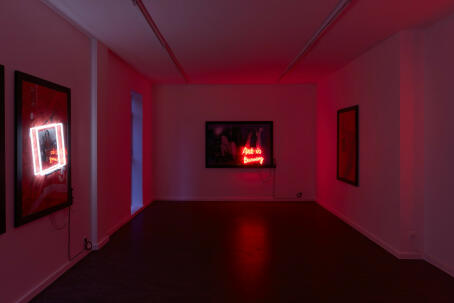 Liliane Vertessen - ART IS BURNING - Installation view at TICK TACK