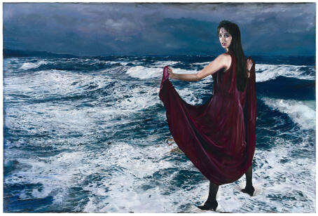 Martin Eder - The Siren - 2021 - Oil on canvas - 225 x 150 cm