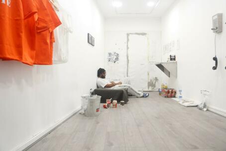 Harlesden High Street presents Emmanuel Massillon & Allen-Golder Carpenter - Cell 72: The Cost of Confinement - Image courtesy the artist and Harlesden High Street, London