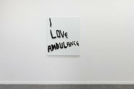 Richie Culver - Ambulance - 2022 - Lacquer on canvas - 120 x 100 cm