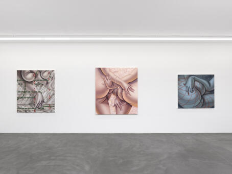 Sarah Slappey, Tenderizer, 2020, exhibition view, Maria Bernheim, Zürich