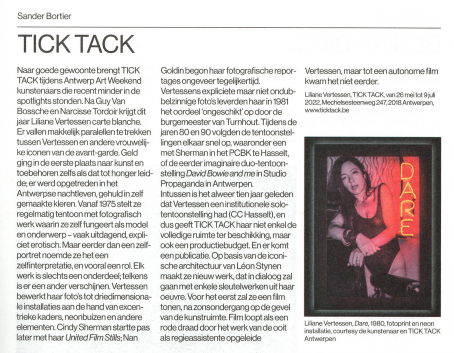Antwerp Art Weekend - Hart Magazine article (NL)