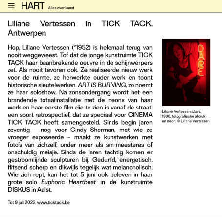 Hart Magazine Article (NL)