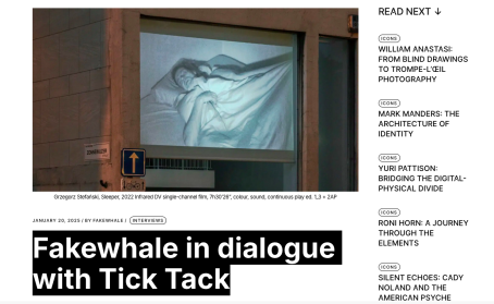 Fakewhale in dialogue with TICK TACK